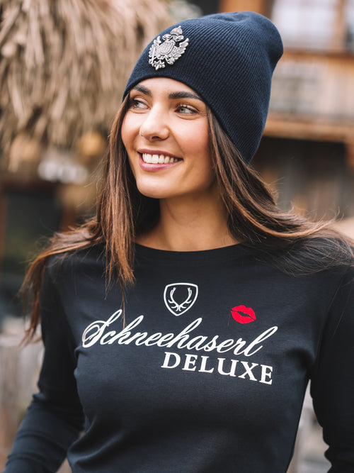 Langarm Shirt "Schneehaserl Deluxe"
