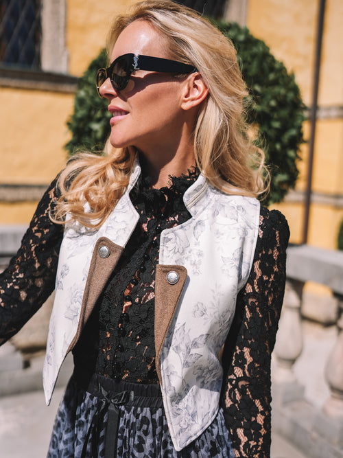 Gilet „Floral Rebel“