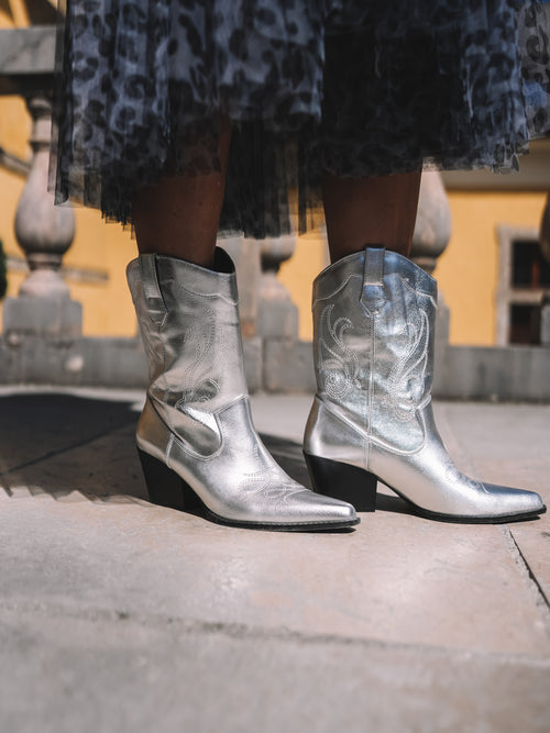 Cowgirl Boots „Silver Stardust“