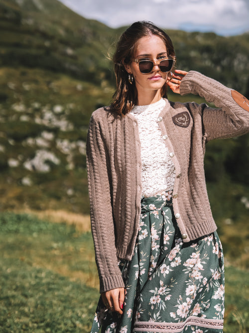 Strickjacke "Herz der Alpen"