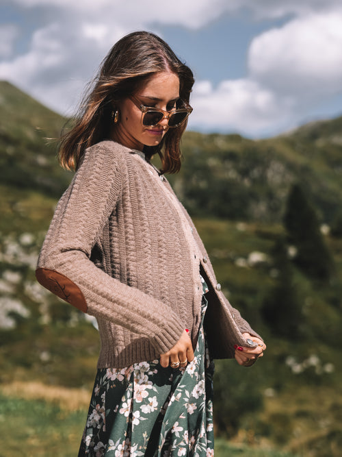 Strickjacke "Herz der Alpen"