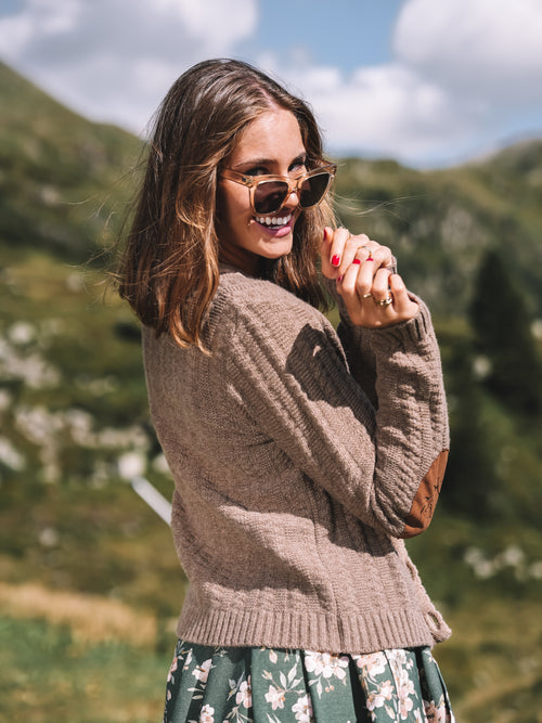 Strickjacke "Herz der Alpen"