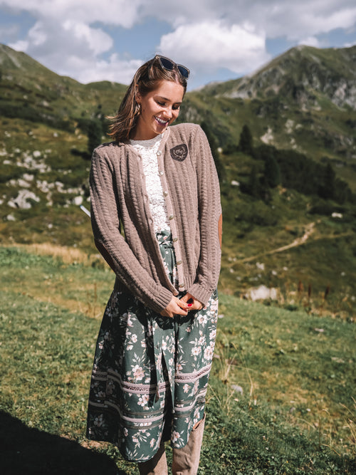 Strickjacke "Herz der Alpen"