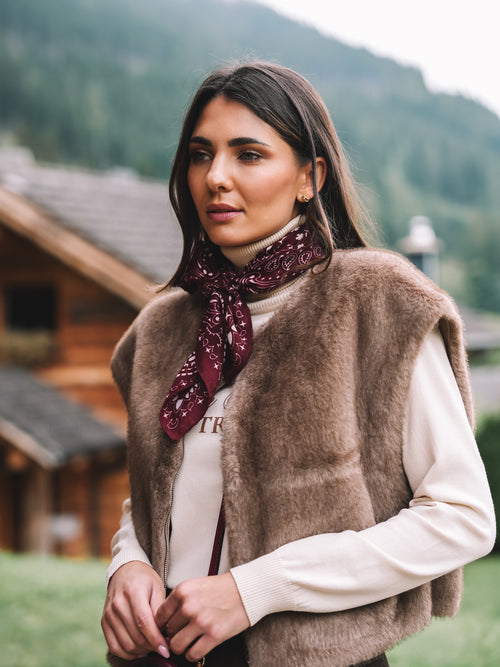 Tuch „Forest Red“