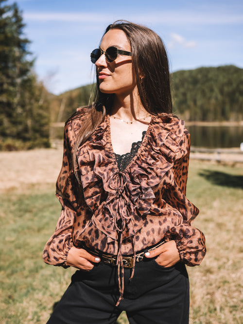 Rüschenbluse „Leo Romance“