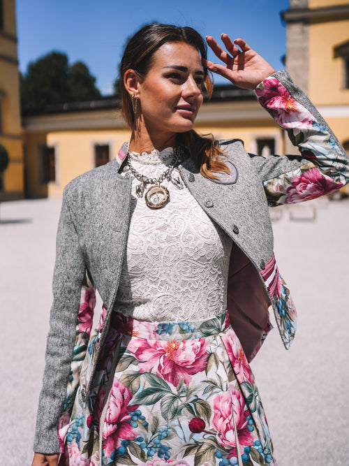 Blazer „Wilde Bergrose“