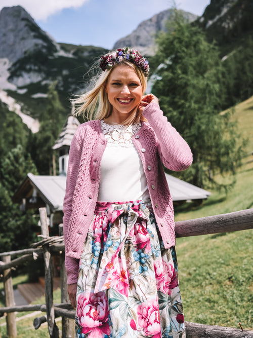 Strickjacke "Alpenröschen"