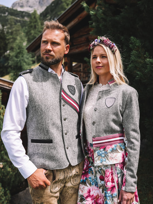 Blazer „Wilde Bergrose“