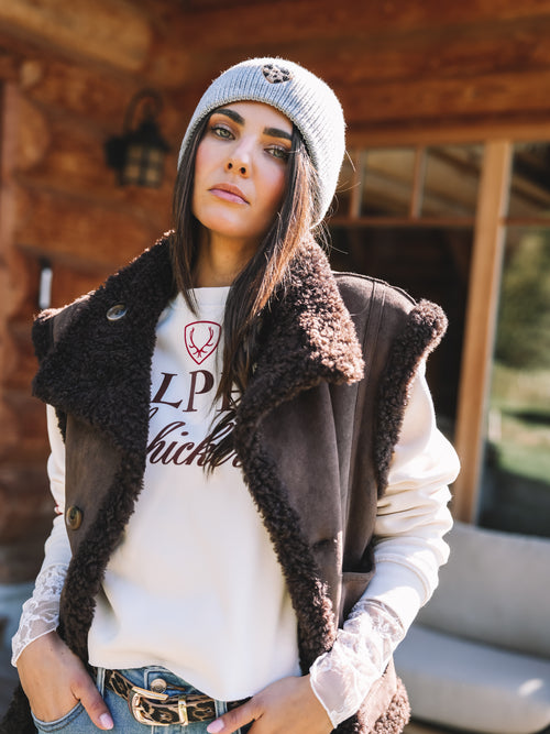 Beanie "Grey Darling"