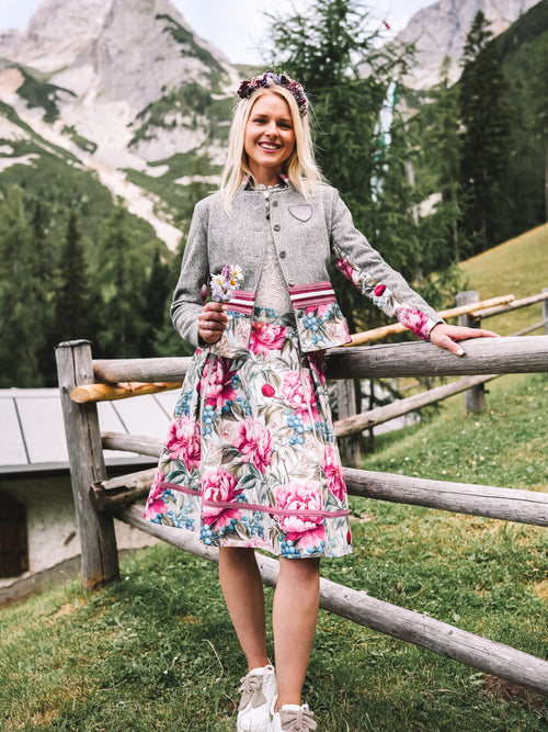 Blazer „Wilde Bergrose“