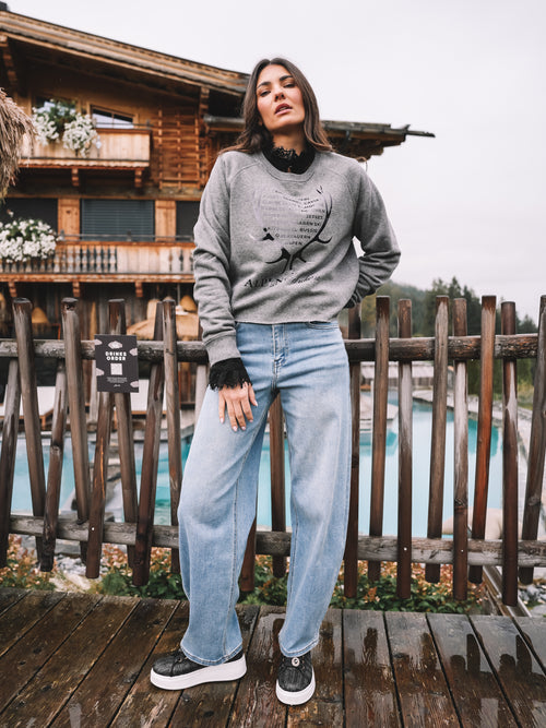 Boxy Pulli "Alpine Members Club"