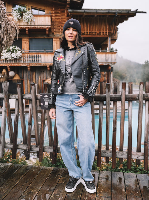 Lederjacke "Alpine Wildheart"