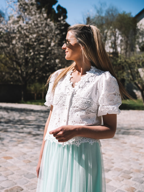 Spitzenjäckchen „Lace Whisper“