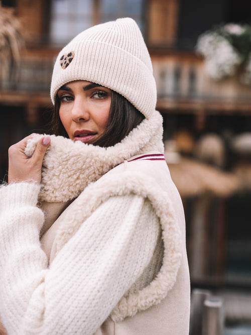 Fake Fur Wendeweste "Herzenswärme"