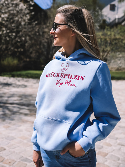 Hoody "Glückspilzin"