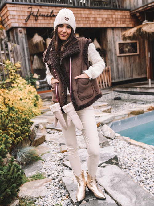 Wendeweste Fake Fur "Bergchérie"