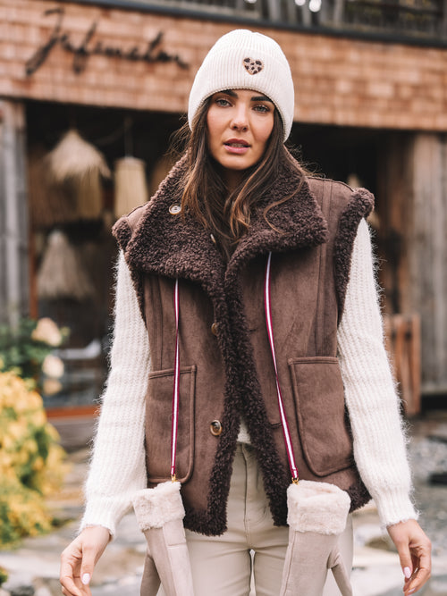 Wendeweste Fake Fur "Bergchérie"