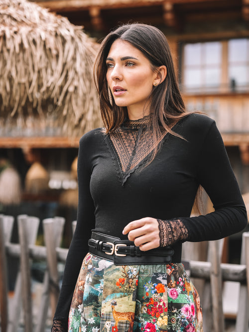 Spitzentop "Noir Allure"