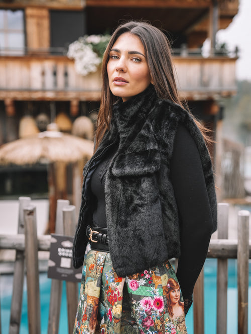 Fake Fur Weste "Fur & Flair"