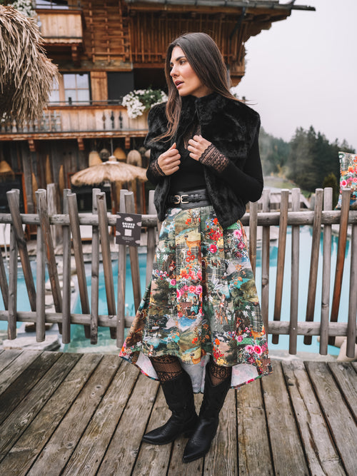 Fake Fur Weste "Fur & Flair"