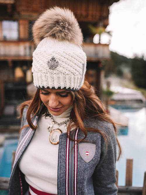 Handstrickmütze "Mountain Queen"