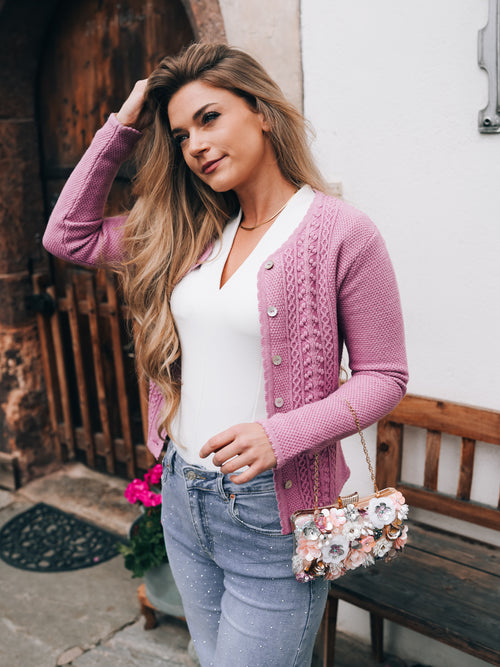 Strickjacke "Alpenröschen"