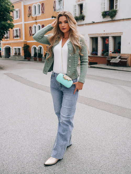 Strickjacke "Alpenminze"