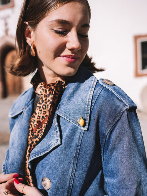 Tuch „Amber Leopard“