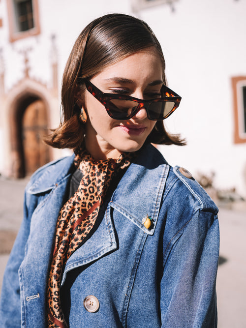 Tuch „Amber Leopard“