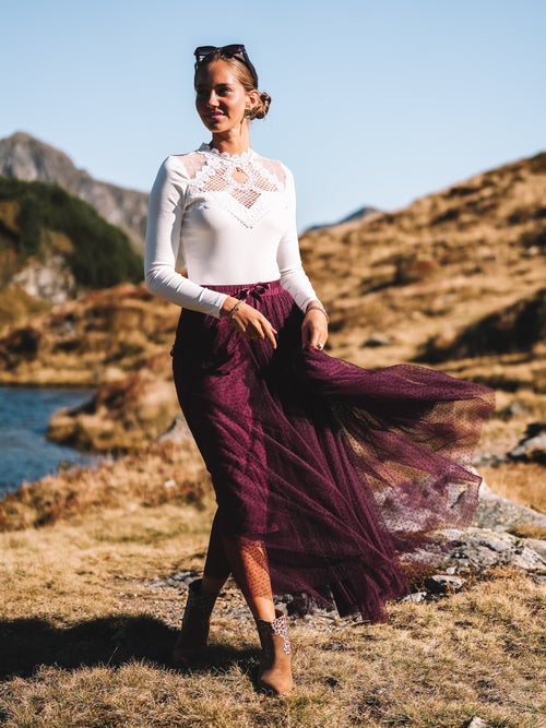 Tüllrock „Berry Whisper“