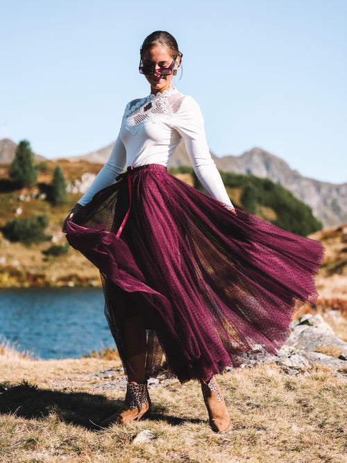 Tüllrock „Berry Whisper“