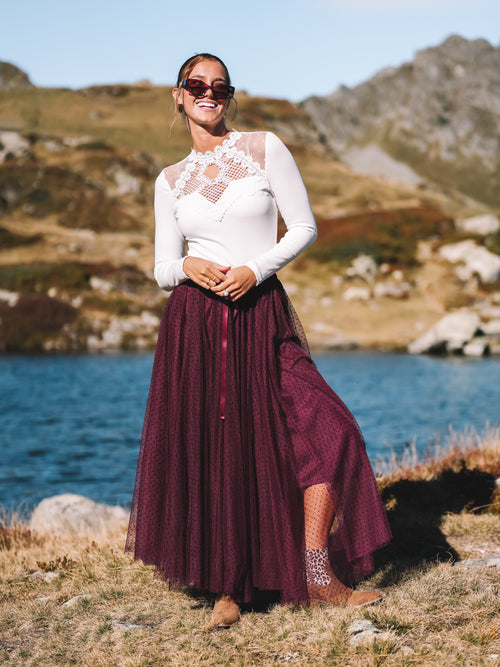 Tüllrock „Berry Whisper“