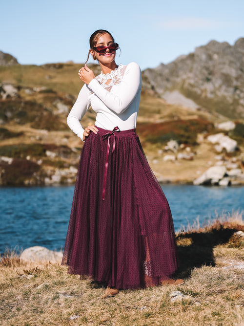 Tüllrock „Berry Whisper“