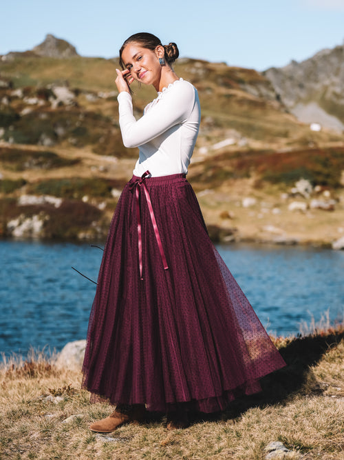 Tüllrock „Berry Whisper“