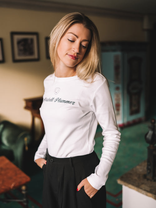 Langarm Shirt „Alpine Silver“