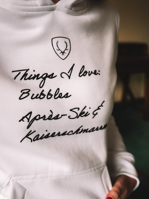 Hoodie "Alpine Love List"