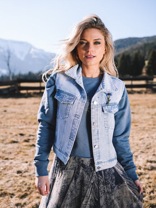 Jeansweste „Ice Glow“