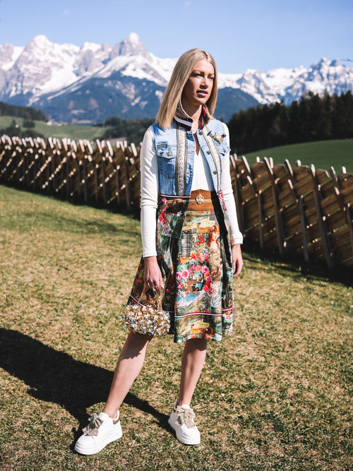 Jeansgilet „Waldmädchen“