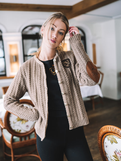 Strickjacke "Herz der Alpen"