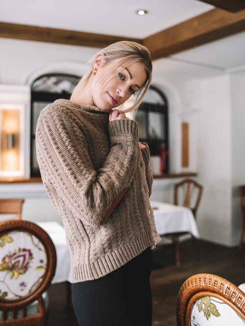 Strickjacke "Herz der Alpen"