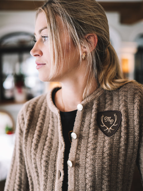 Strickjacke "Herz der Alpen"