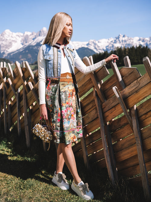 Jeansgilet „Waldmädchen“