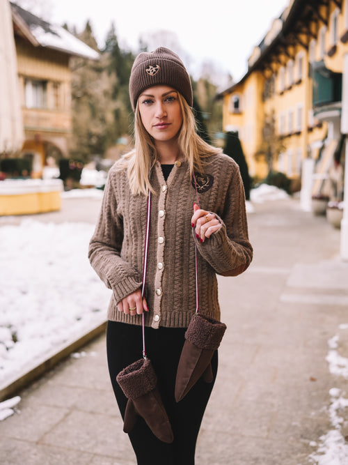 Strickjacke "Herz der Alpen"