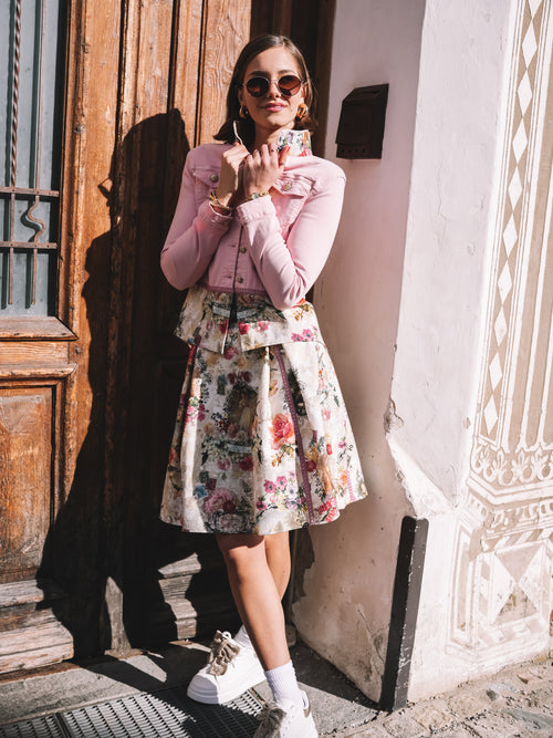 Jeansjacke „Rose Romantic“