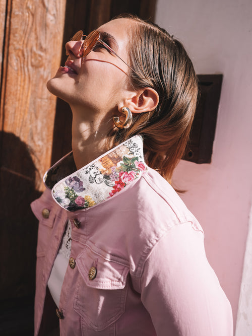 Jeansjacke „Rose Romantic“