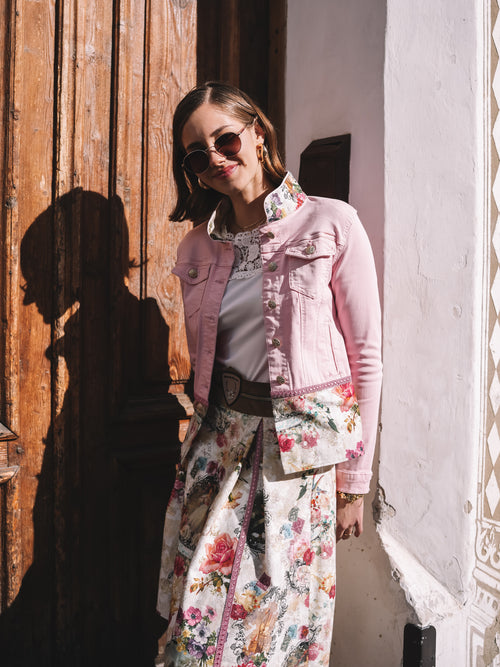 Jeansjacke „Rose Romantic“