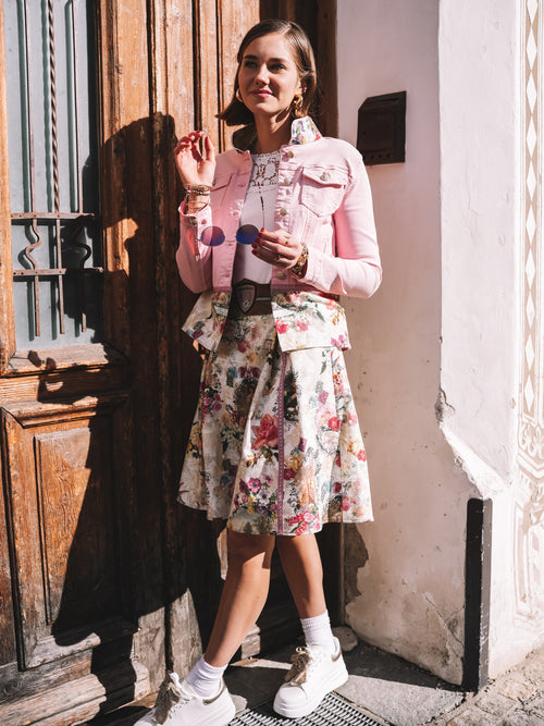 Jeansjacke „Rose Romantic“