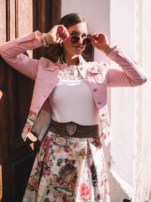 Jeansjacke „Rose Romantic“