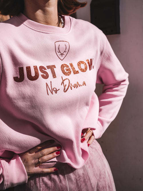 Cropped Pullover „Glow Time“