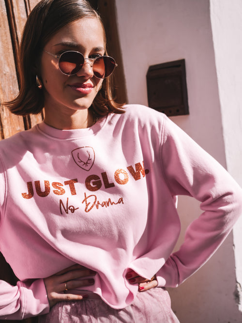 Cropped Pullover „Glow Time“